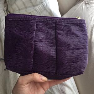 Estée Lauder Faux Snakeskin Makeup Bag
